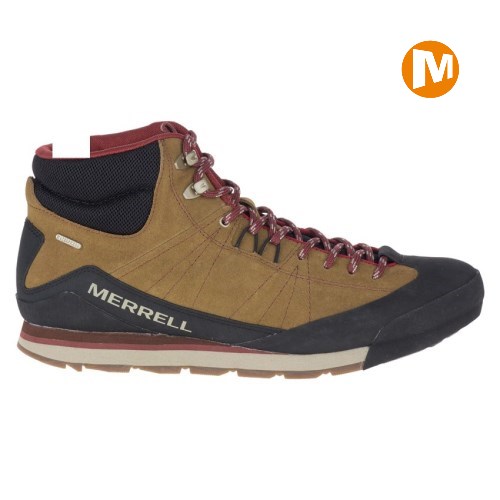 Merrell Catalyst Mid Suede Waterproof Winterstiefel Herren HellBraun [DE-DYHAR]